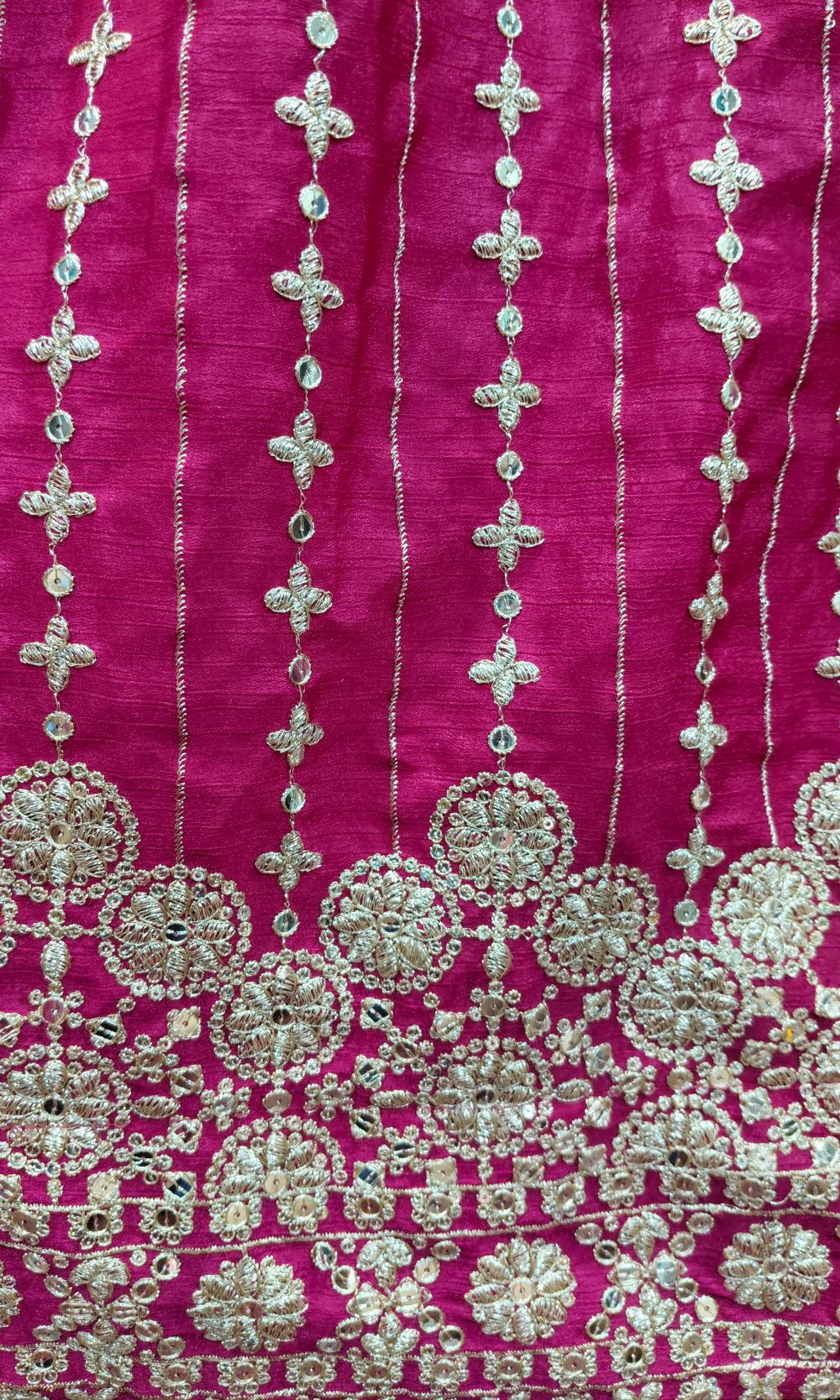 Pink Embroidered Lehenga Set