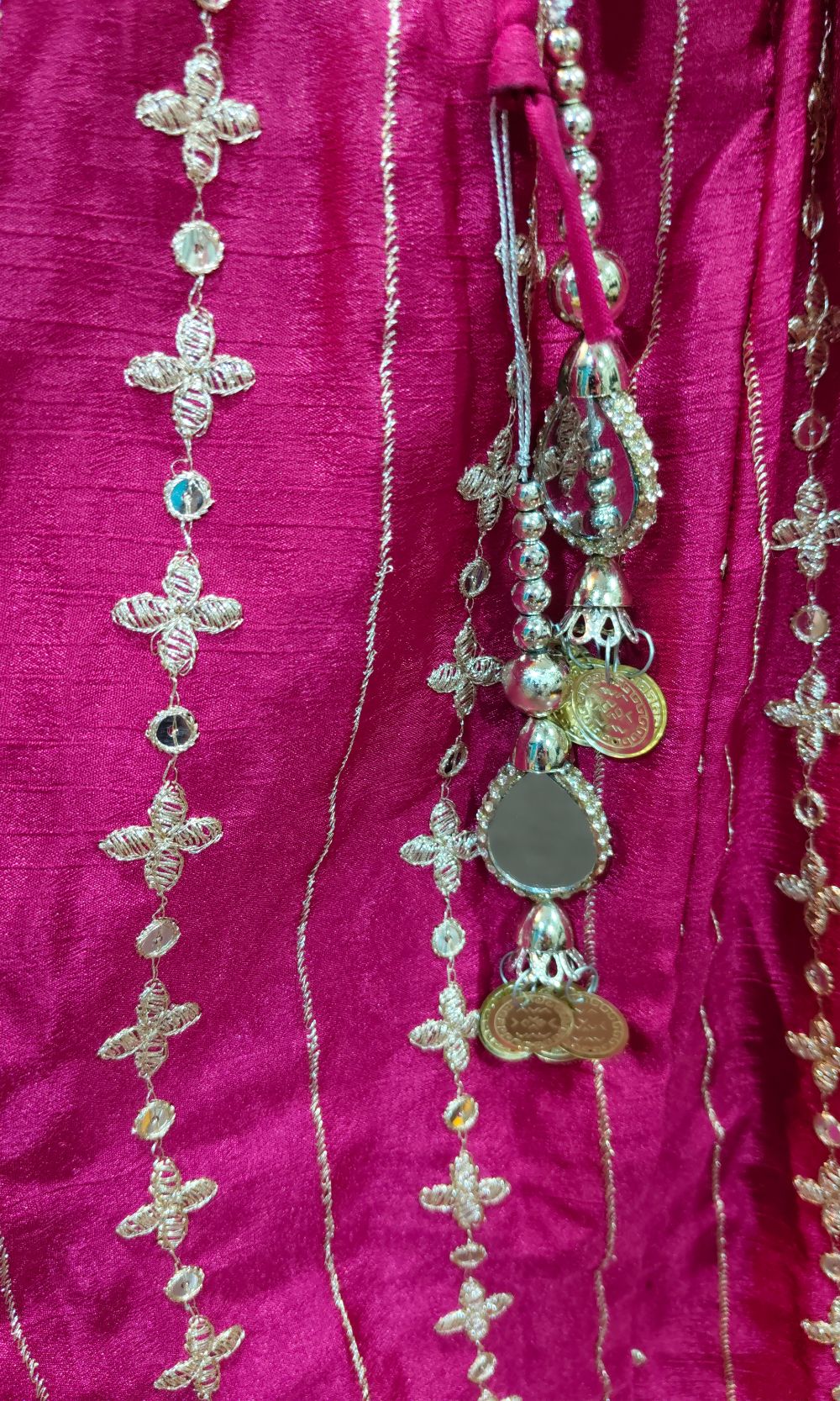 Pink Embroidered Lehenga Set