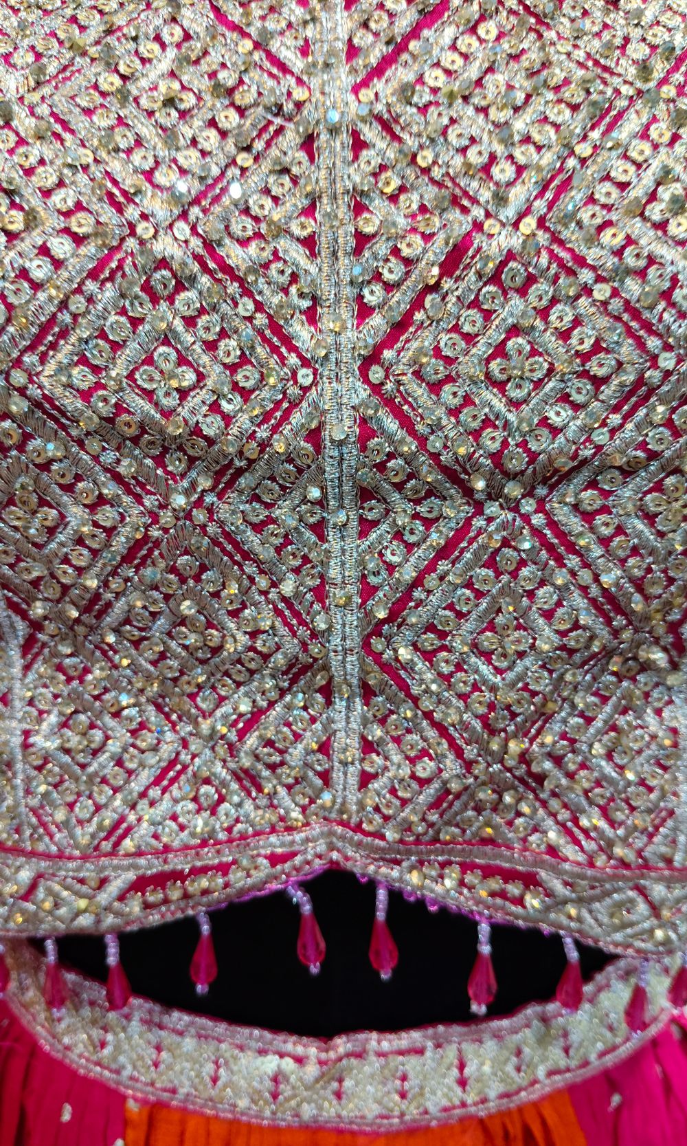 Pink-Orange Lehenga Set