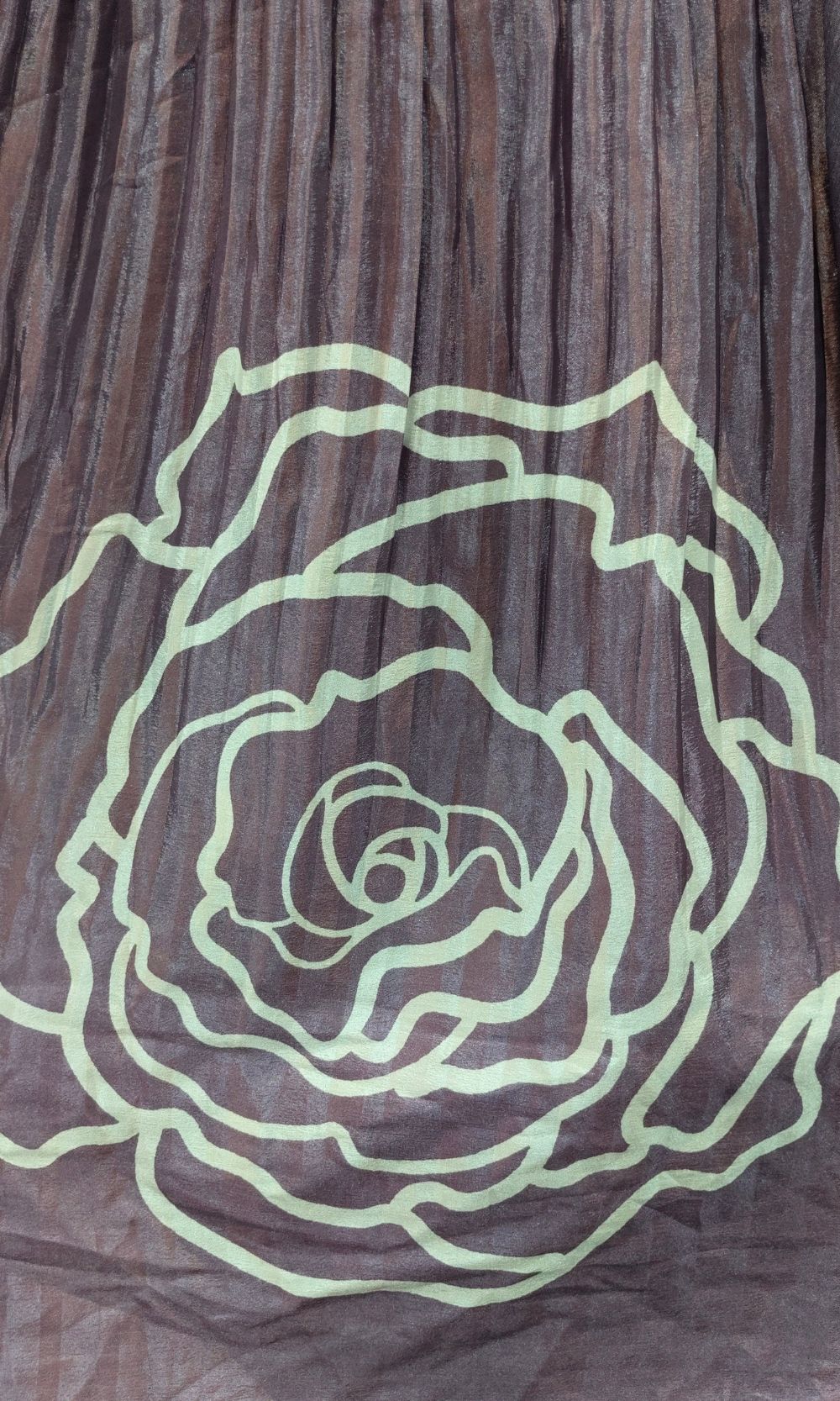 Muted Violet Pleated Lehenga Set