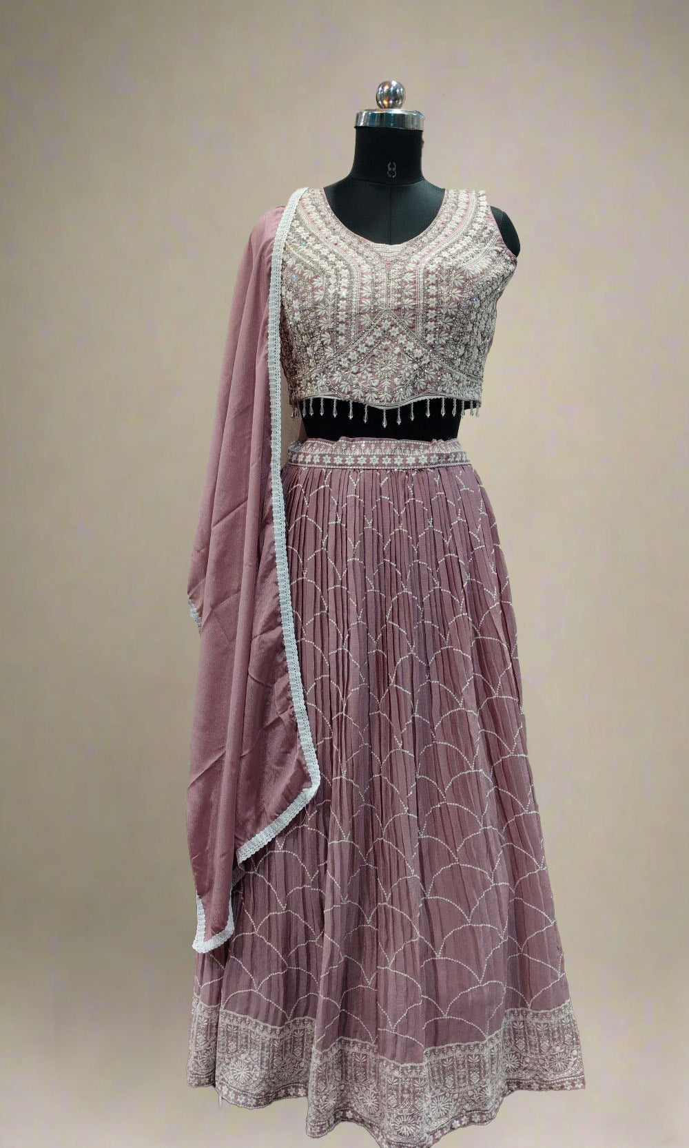 Pastel Pink Lehenga Set