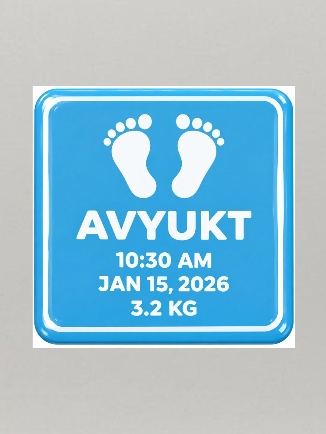 Custom Photo Fridge Magnet