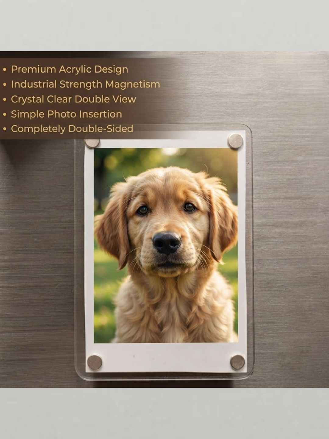 Acrylic Photo Fridge Magnet
