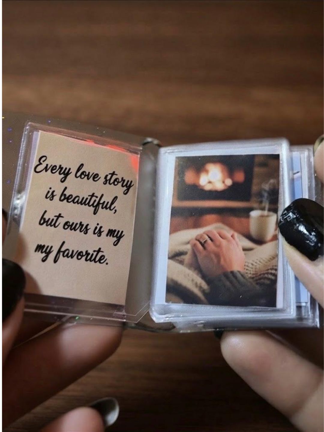 Micro Album Keychain