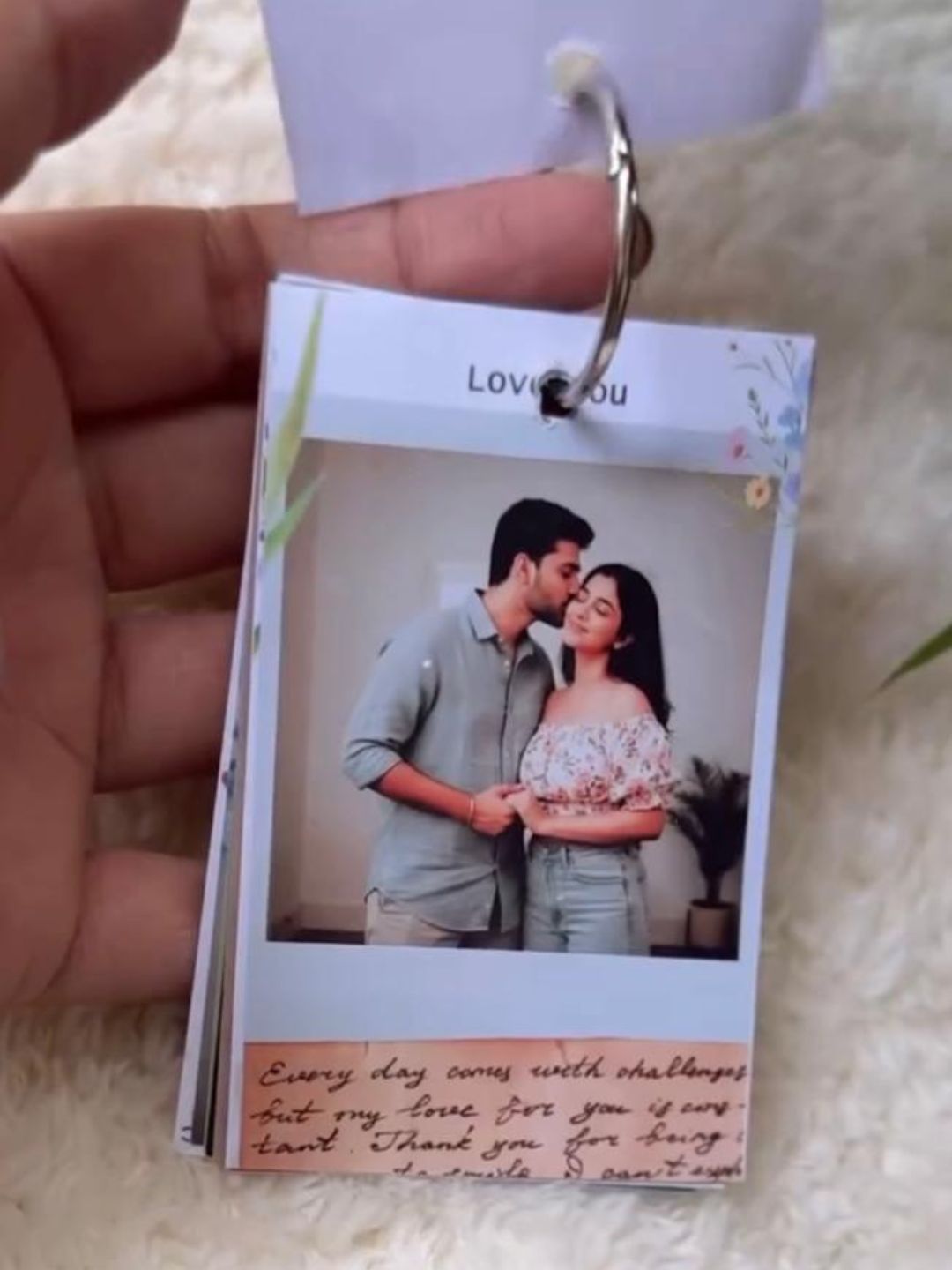Custom Mini Ring Photo Album