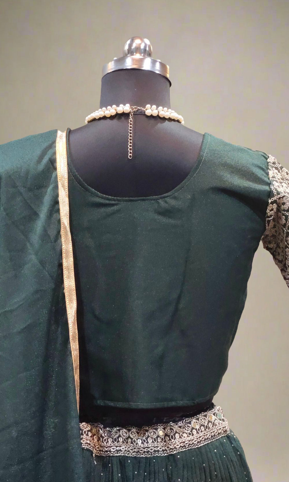 Deep Forest Green Lehenga Set